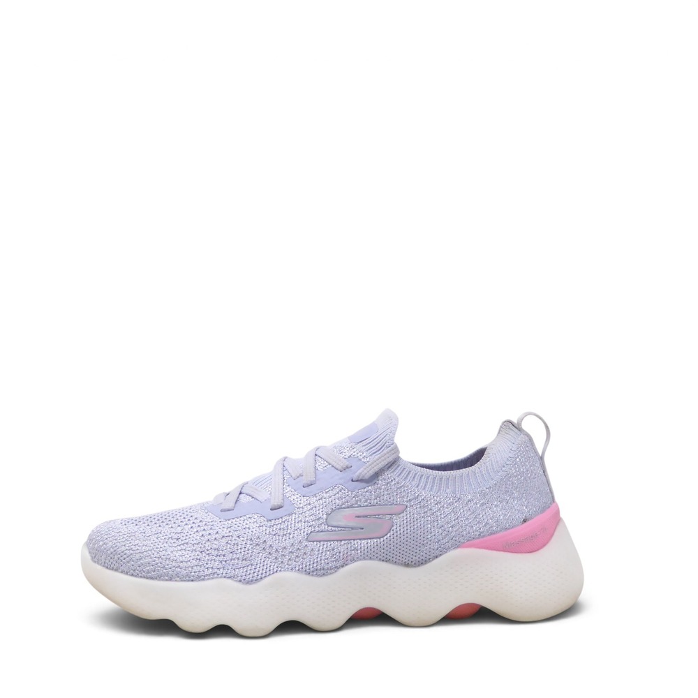 Skechers Womens Go Walk Massage Fit Upsurge Lavender Pink Sneakers 6.5